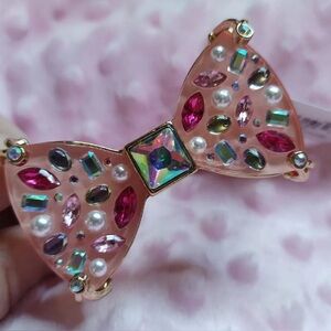 NWT Betsey Johnson bow necklace & bracelet set New with Tags